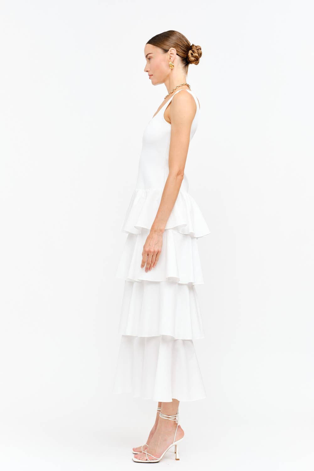 Tiered Grace Midi Dress