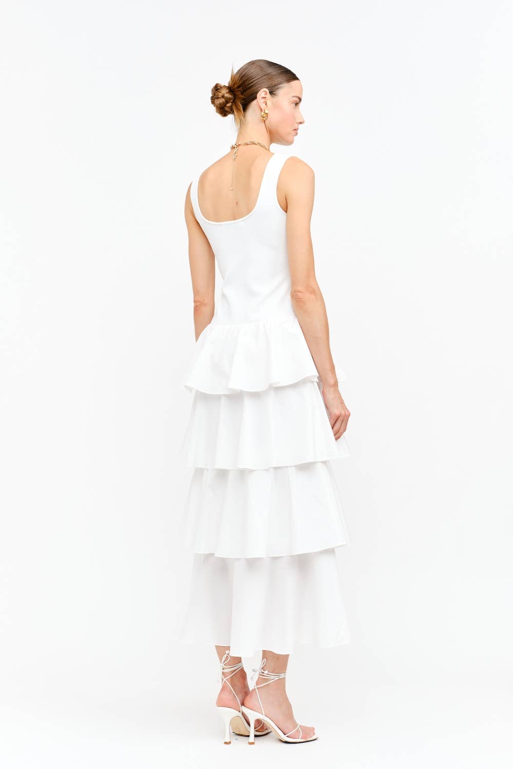 Tiered Grace Midi Dress
