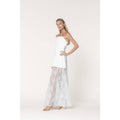 Lace Whisper Strapless Maxi Dress