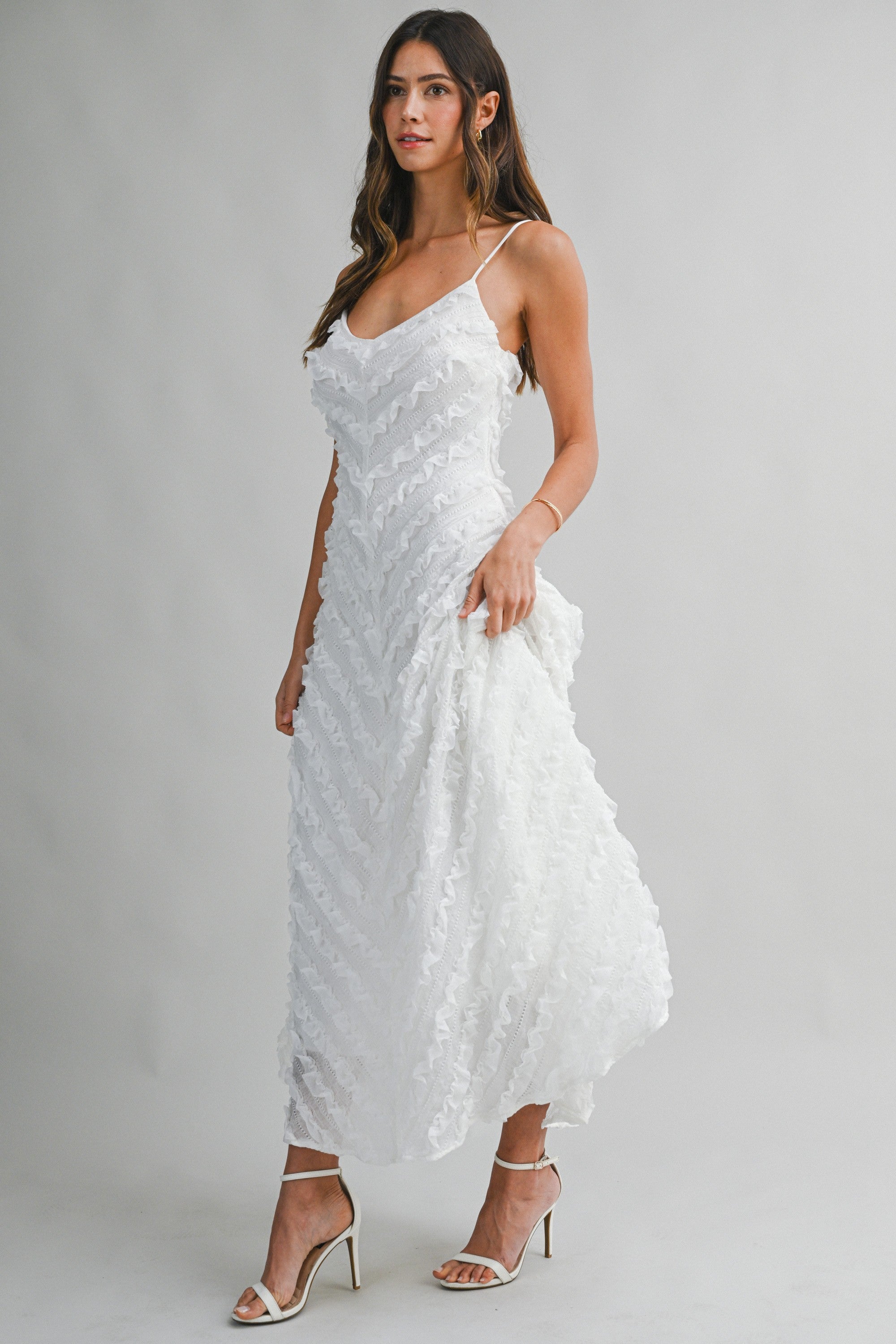 Cascade Midi Dress