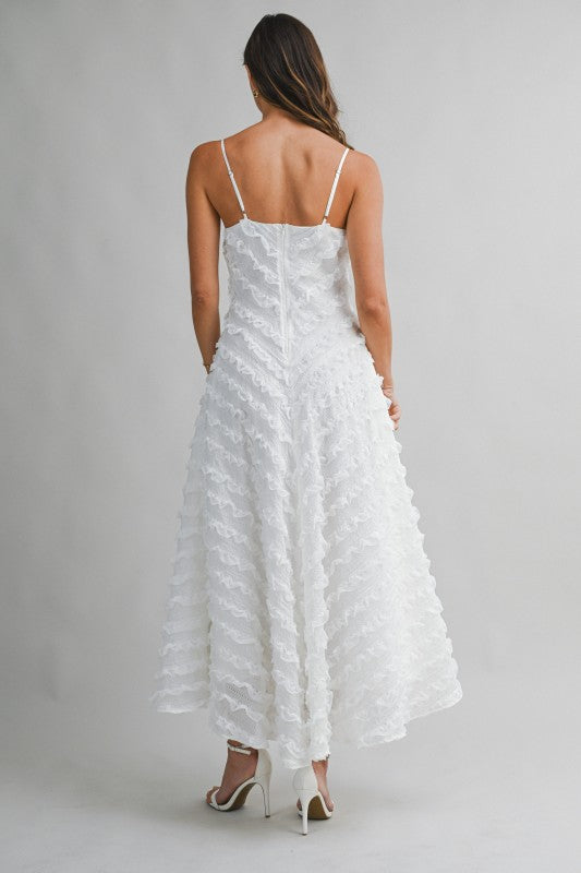 Cascade Midi Dress