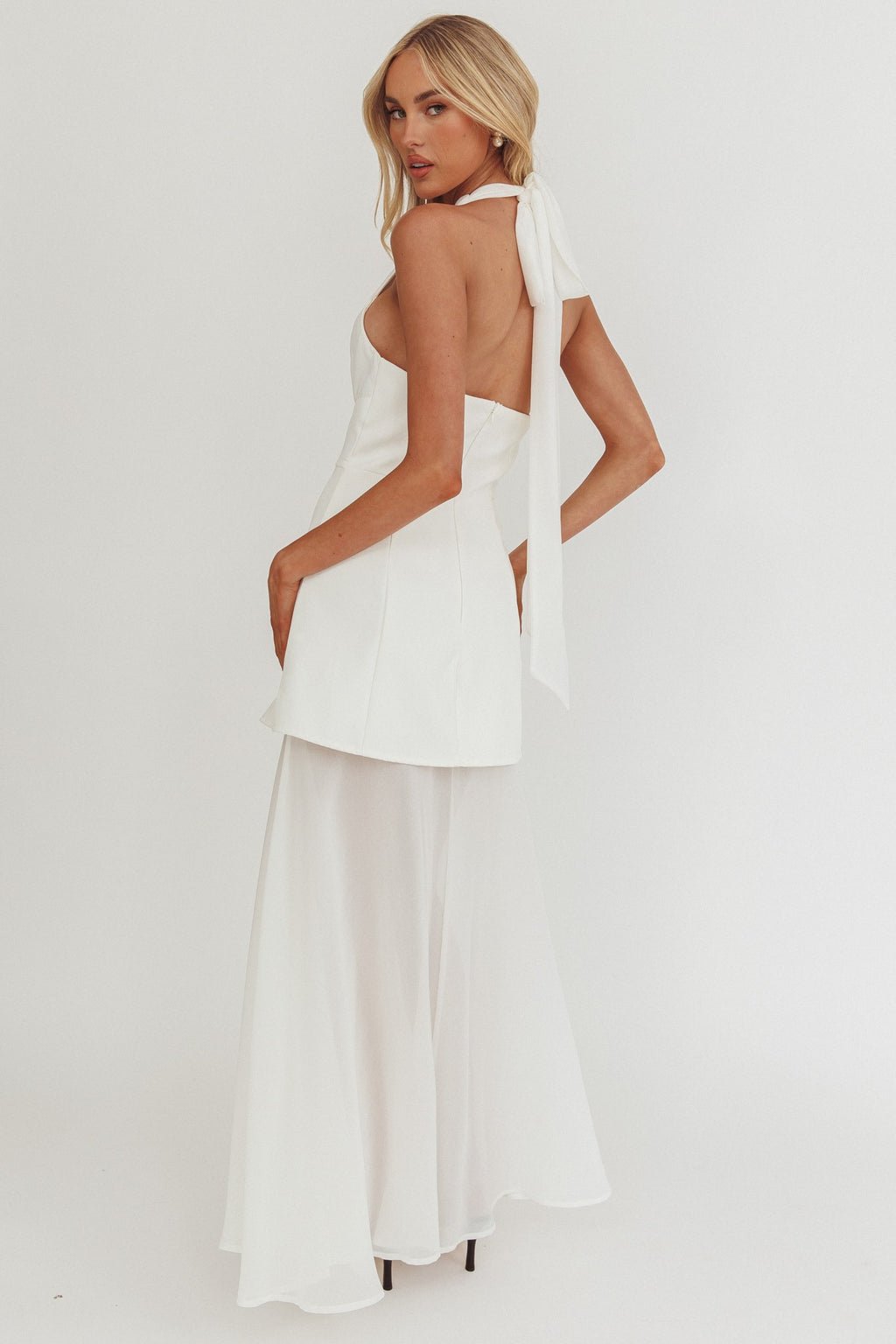 Belle Halter Maxi Dress