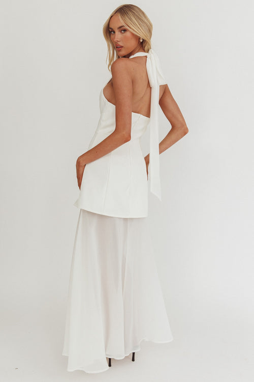 Belle Halter Maxi Dress