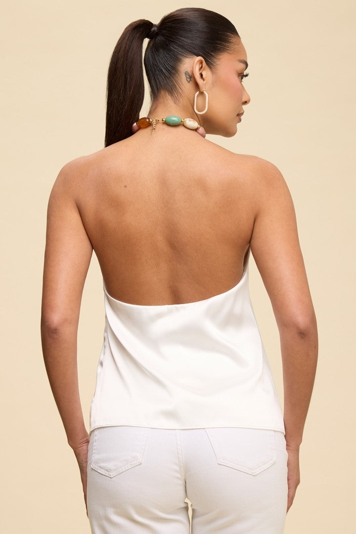 Riviera Beaded Halter Top