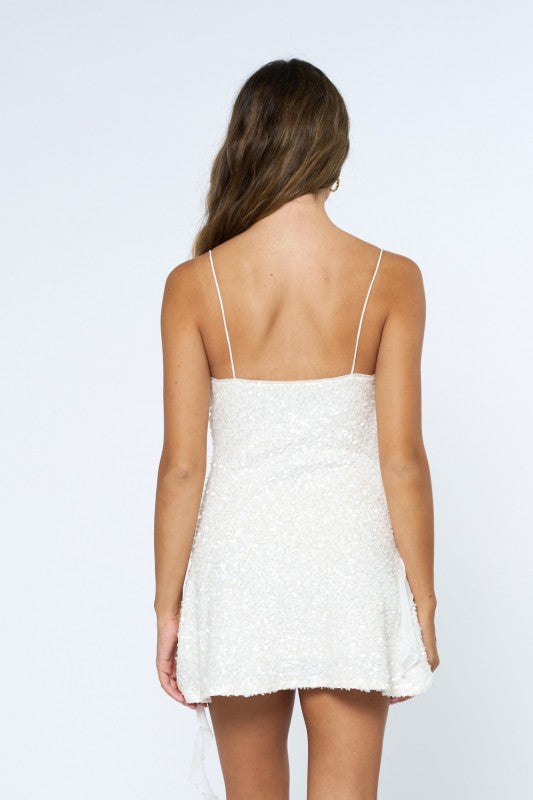 Twinkle Ruffle Mini Dress