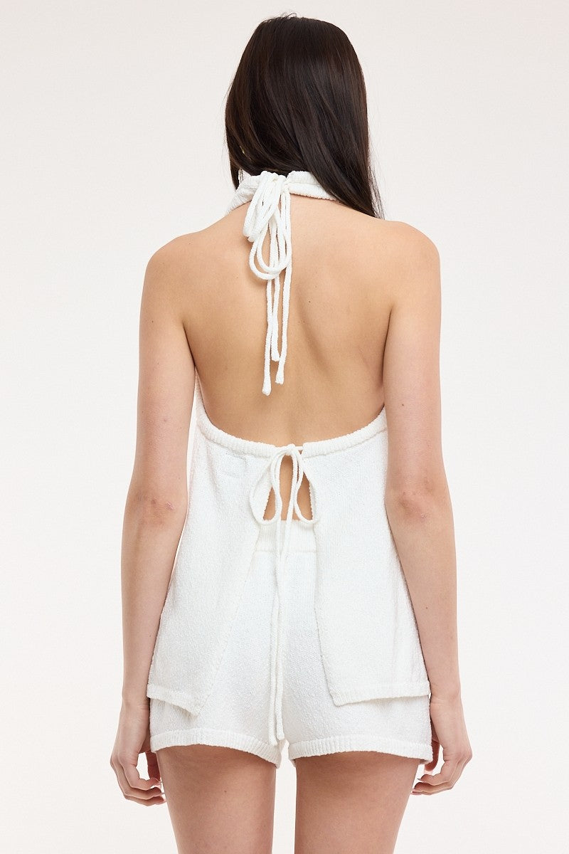 Weekend Knit Halter Set