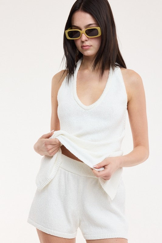 Weekend Knit Halter Set