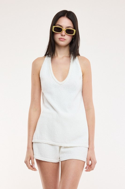 Weekend Knit Halter Set