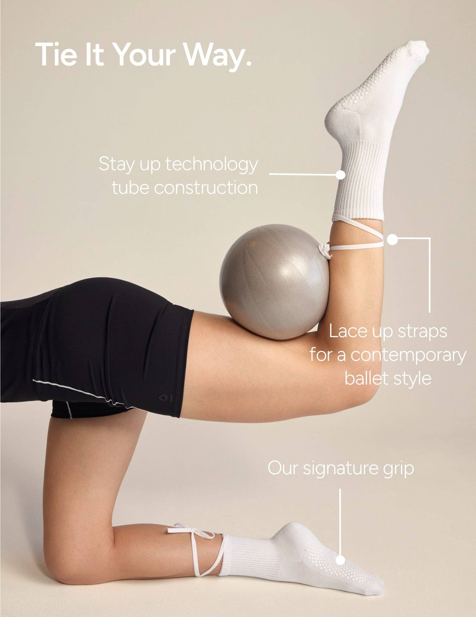 The Nina Grip Sock