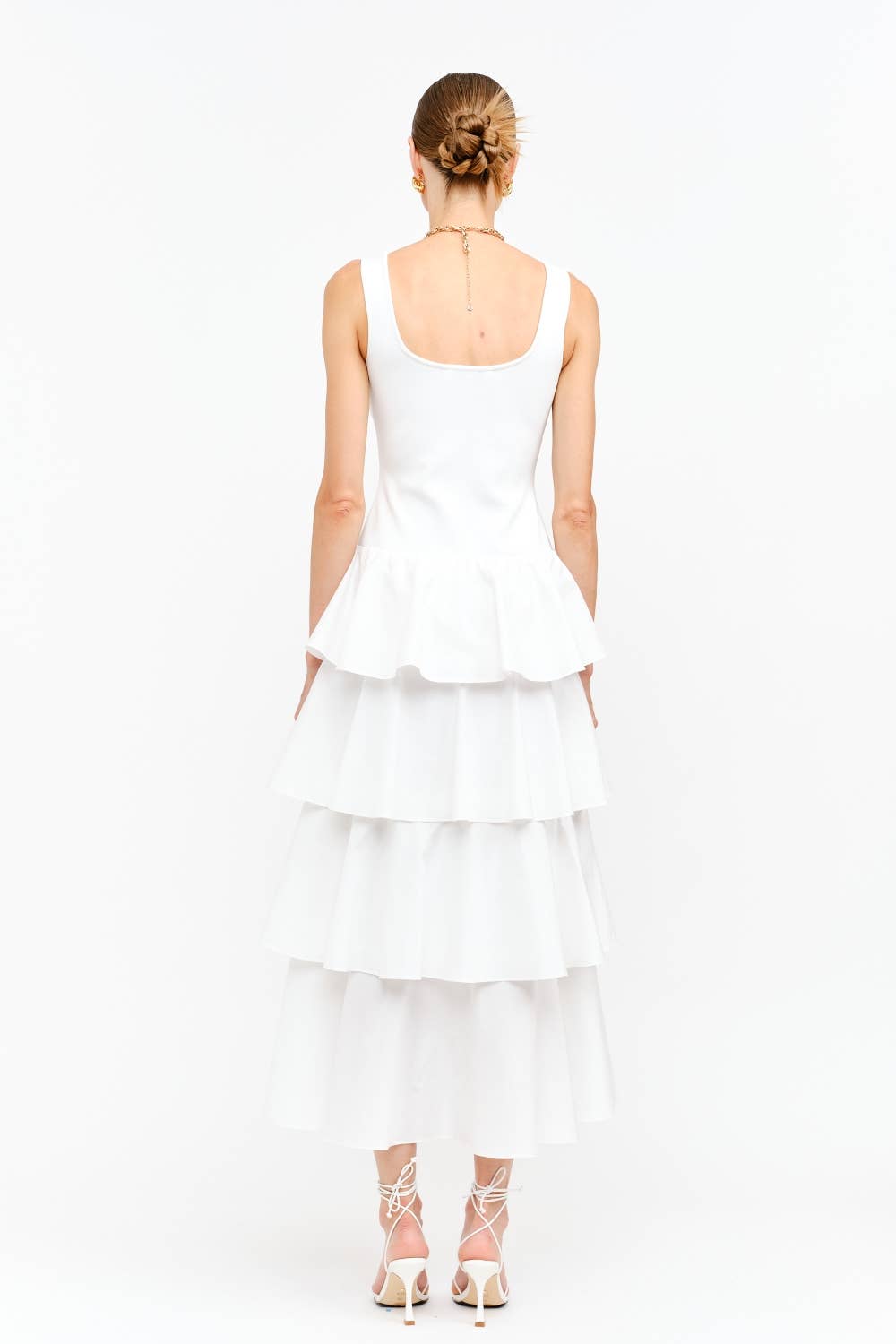 Tiered Grace Midi Dress