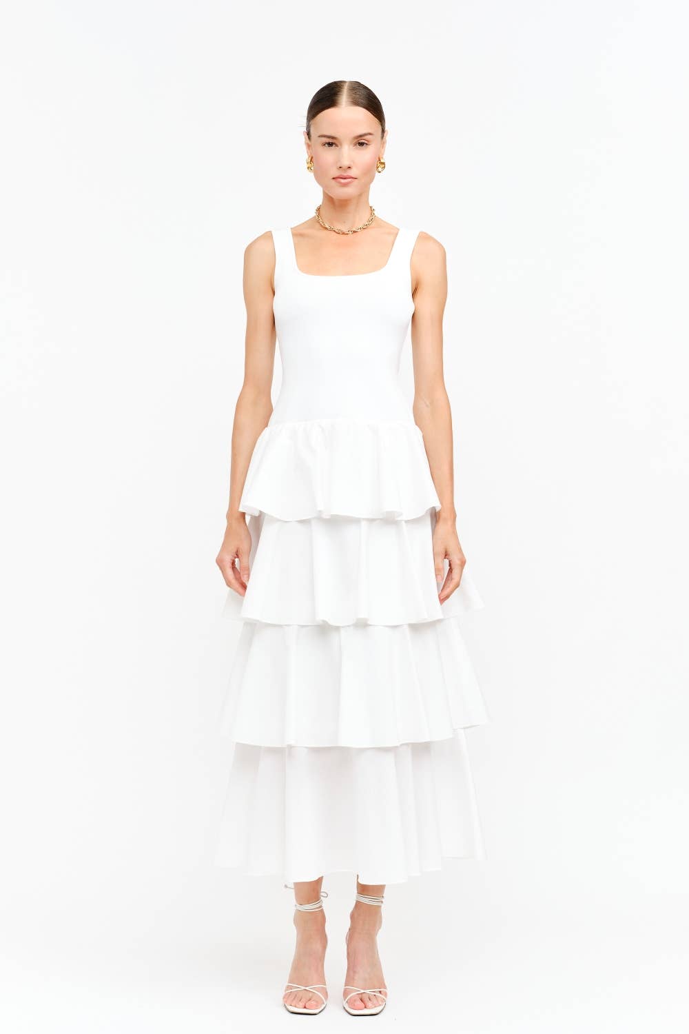 Tiered Grace Midi Dress