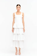 Tiered Grace Midi Dress
